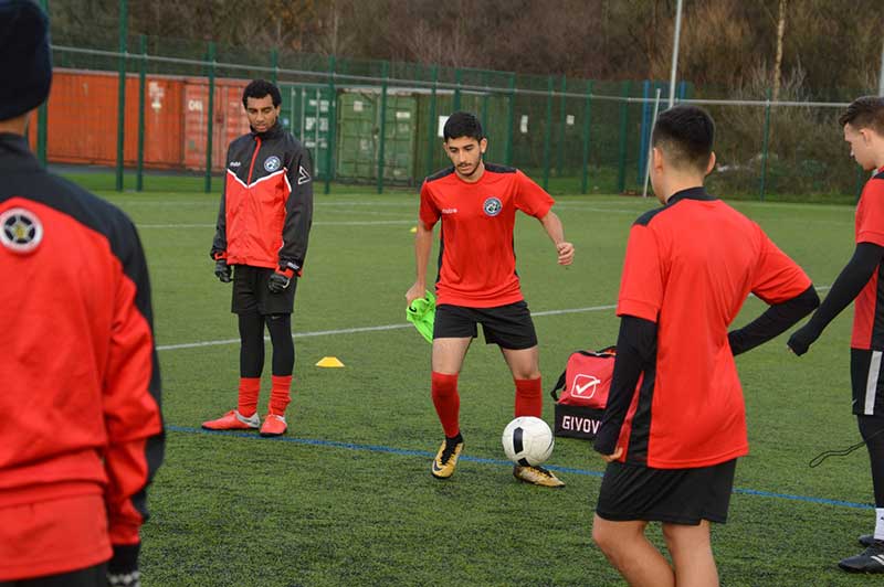 Abbey College Manchester Football Training with Academic Studies