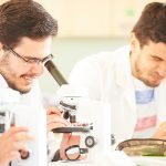 Biology class at Abbey College Manchester