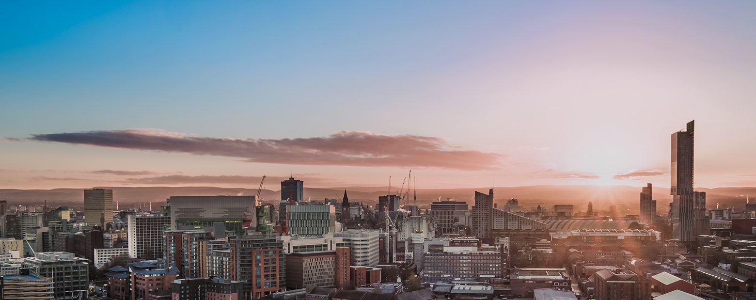Manchester city skyline