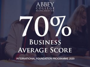 Business Foundation 2020 average score is 70%