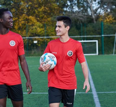 Abbey College Manchester Students Playing Football